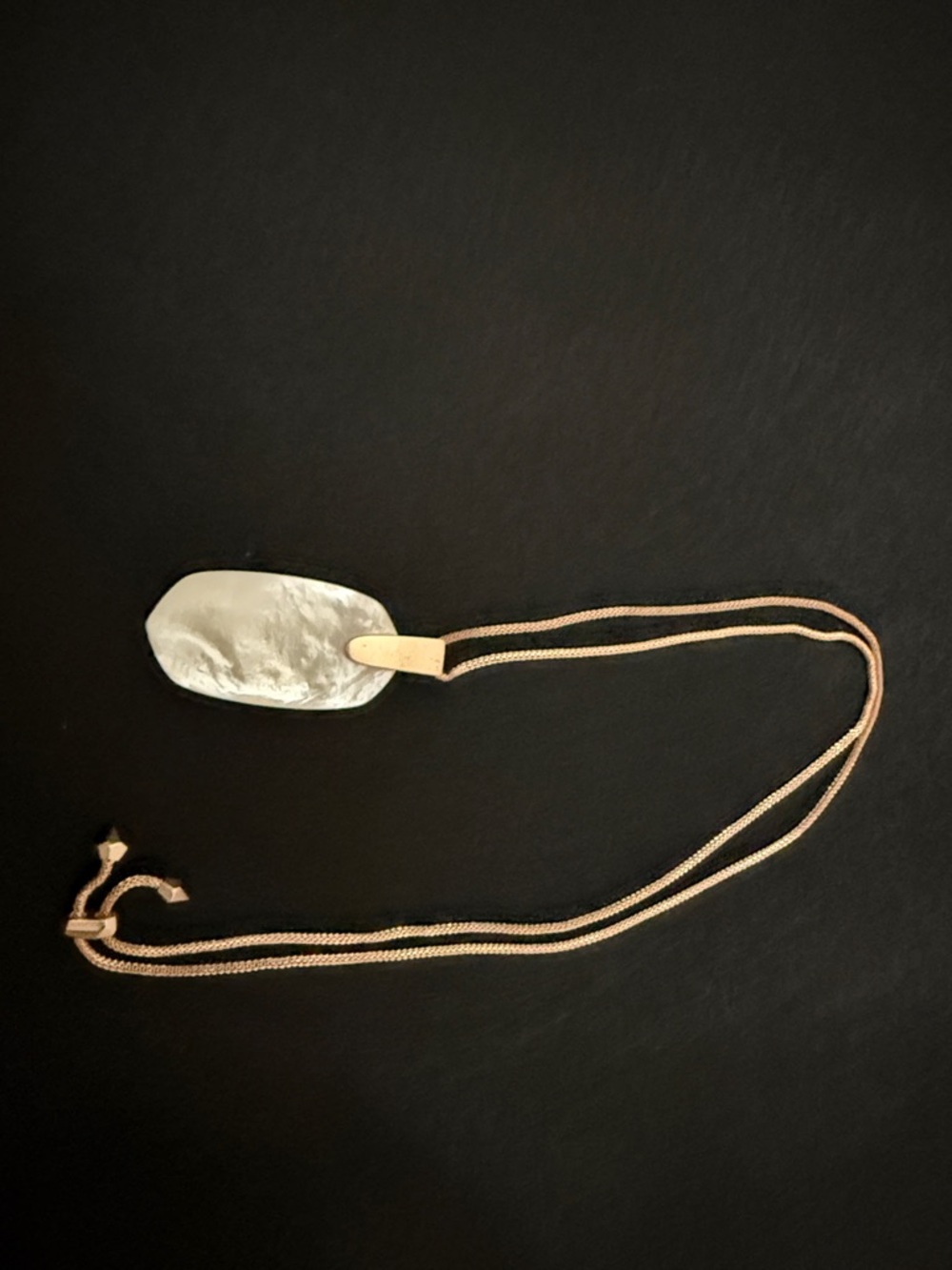 Kendra Scott Gold-Tone Textured Pendant Necklace